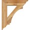 Ekena Millwork Imperial Traditional Rough Sawn Bracket w/ Offset Brace, Western Red Cedar, 8"W x 30"D x 34"H BKT0806X30X34IMP01RWR - alternate 4